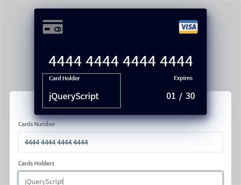 jquery credit card validation plugin